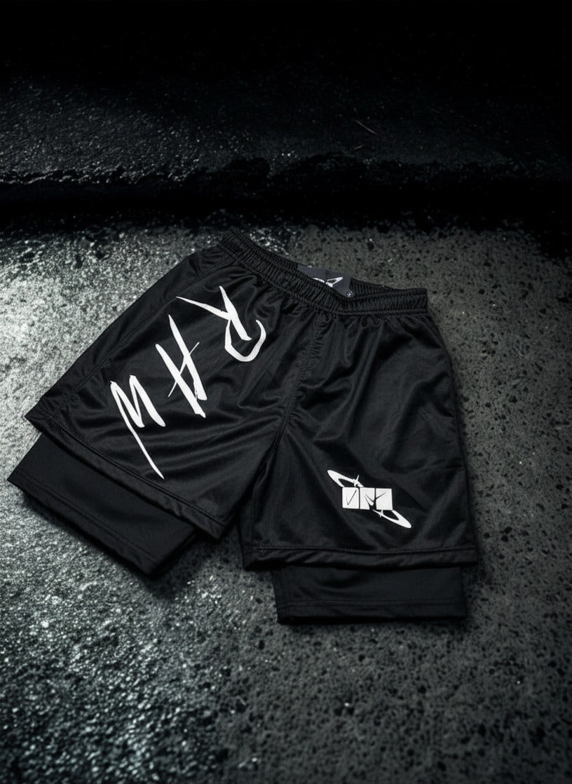 Rise Above Weakness 2 in 1 Mesh Shorts