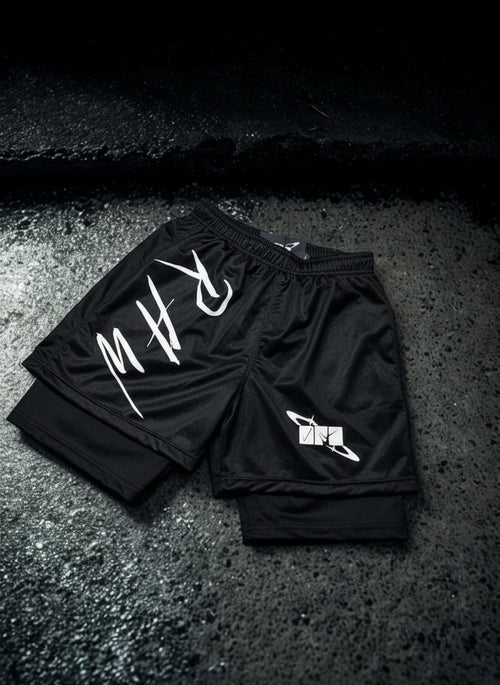 Rise Above Weakness 2 in 1 Mesh Shorts