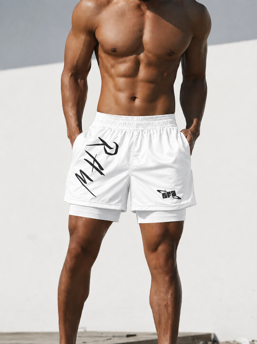 Rise Above Weakness 2 in 1 Mesh Shorts